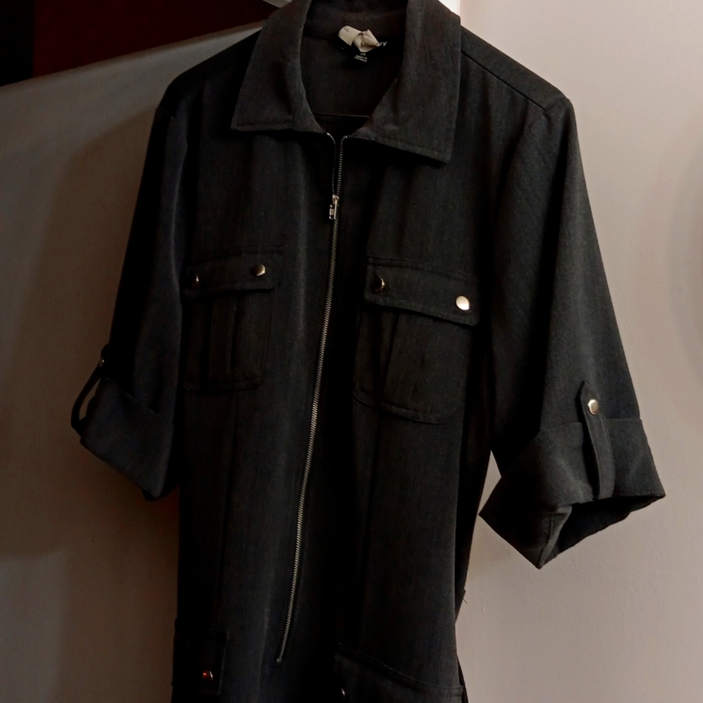 True Envy Dark Gray Dress